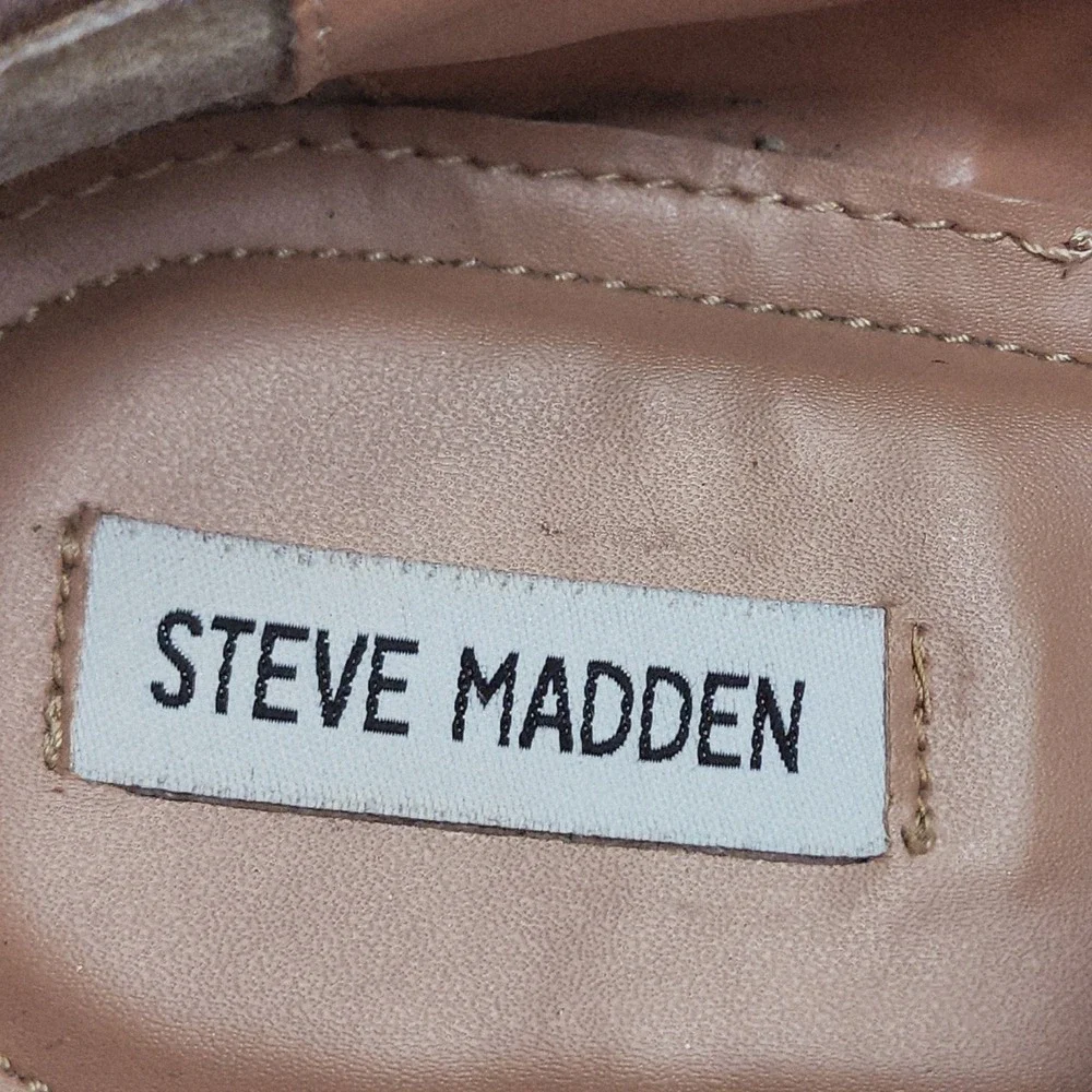 Steve Madden Oxford Shoes 13 Men Cognac Leather Cap Toe P-Quins Dress Business